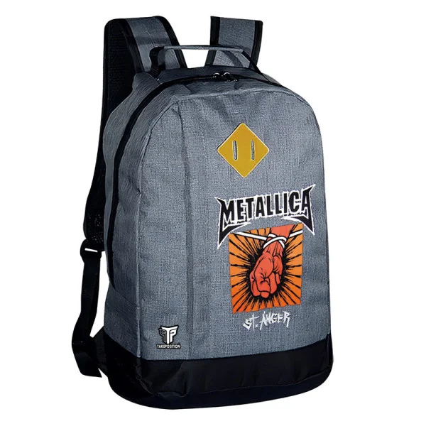 Φωτογραφία προϊόντος: Σακίδιο πλάτης Takeposition Riv, Metallica Anry, 1 κεντρική θέση, 45Y x 30Π x 16Β, Γκρι, 975-7529