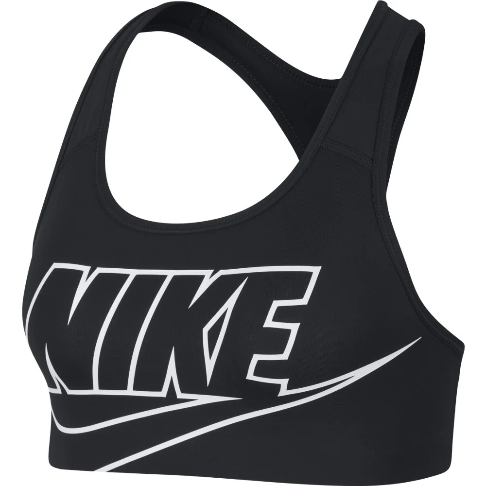 Φωτογραφία προϊόντος: Nike Swoosh Dri-Fit Medium-Support Γυναικείο Αθλητικό Μπουστάκι BV3643-010 Μαύρο ΜΑΥΡΟ