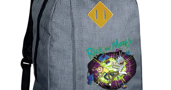 Φωτογραφία προϊόντος: Σακίδιο πλάτης Takeposition Riv, Rick and Morty The Blast, 1 κεντρική θέση, 45Y x 30Π x 16Β, Γκρι, 975-1251