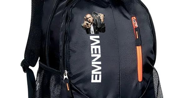 Φωτογραφία προϊόντος: Σακίδιο πλάτης Takeposition Wild Eminem right now, 2 κεντρική θέση Rpet 600D 45Y x 29Π x 17Β, Μαύρο, 970-7517