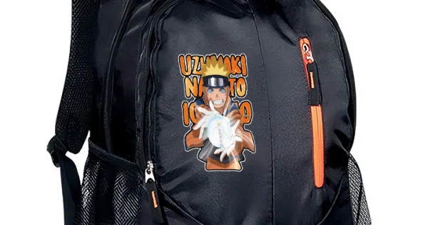 Φωτογραφία προϊόντος: Σακίδιο πλάτης Takeposition Wild Naruto Energy ball, 2 κεντρική θέση Rpet 600D 45Y x 29Π x 17Β, Μαύρο, 970-1329