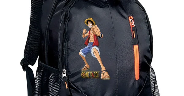 Φωτογραφία προϊόντος: Σακίδιο πλάτης Takeposition Wild Anime One Piece Monkey D.Luffy, 2 κεντρική θέση Rpet 600D 45Y x 29Π x 17Β, Μαύρο, 970-1311