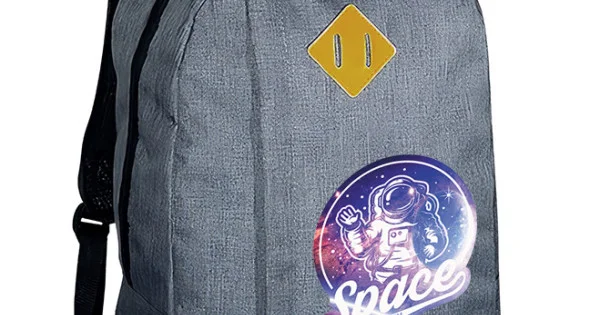 Φωτογραφία προϊόντος: Σακίδιο πλάτης Takeposition Riv, Space Journey, 1 κεντρική θέση, 45Y x 30Π x 16Β, Γκρι, 975-4021