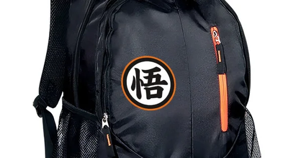 Φωτογραφία προϊόντος: Σακίδιο πλάτης Takeposition Wild Anime Goku logo, 2 κεντρική θέση Rpet 600D 45Y x 29Π x 17Β, Μαύρο, 970-1065