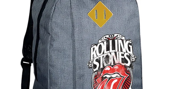 Φωτογραφία προϊόντος: Σακίδιο πλάτης Takeposition Riv, Rolling Stones, 1 κεντρική θέση, 45Y x 30Π x 16Β, Γκρι, 975-7592
