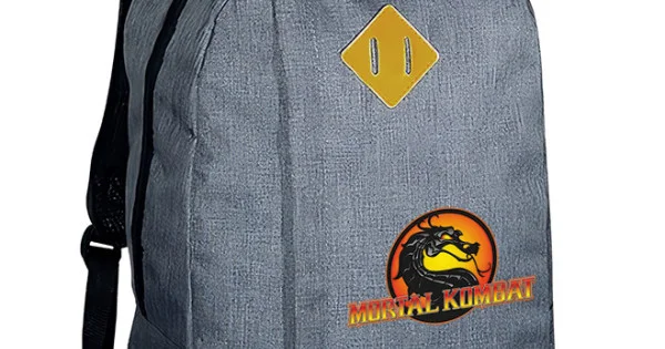 Φωτογραφία προϊόντος: Σακίδιο πλάτης Takeposition Riv, Mortal Kombat, 1 κεντρική θέση, 45Y x 30Π x 16Β, Γκρι, 975-4525