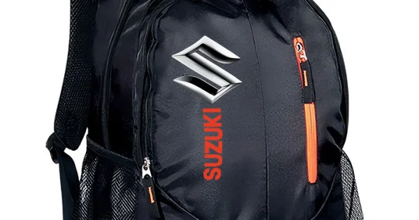Φωτογραφία προϊόντος: Σακίδιο πλάτης Takeposition Wild Suzuki logo, 2 κεντρική θέση Rpet 600D 45Y x 29Π x 17Β, Μαύρο, 970-9049
