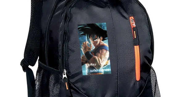 Φωτογραφία προϊόντος: Σακίδιο πλάτης Takeposition Wild Goku who dares, 2 κεντρική θέση Rpet 600D 45Y x 29Π x 17Β, Μαύρο, 970-1006