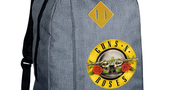 Φωτογραφία προϊόντος: Σακίδιο πλάτης Takeposition Riv, Gun and Roses, 1 κεντρική θέση, 45Y x 30Π x 16Β, Γκρι, 975-7576