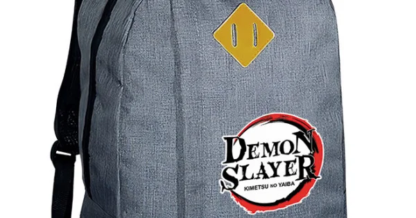 Φωτογραφία προϊόντος: Σακίδιο πλάτης Takeposition Riv, Demon Slayer, 1 κεντρική θέση, 45Y x 30Π x 16Β, Γκρι, 975-1150