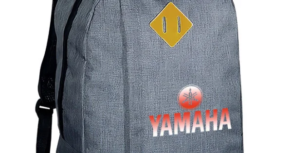 Φωτογραφία προϊόντος: Σακίδιο πλάτης Takeposition Riv, Yamaha logo, 1 κεντρική θέση, 45Y x 30Π x 16Β, Γκρι, 975-9041