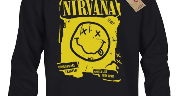 Φωτογραφία προϊόντος: Παιδικές φούτερ Takeposition Nirvana come as you are, ΜΑΥΡΟ/ 4ετών XSMALL, 803-7530-prosf