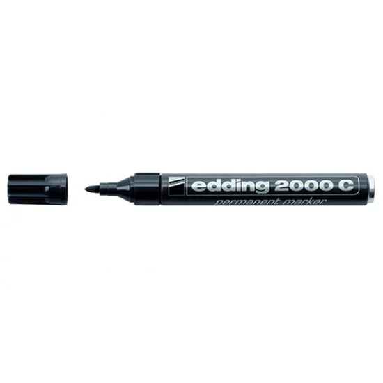Φωτογραφία προϊόντος: edding 2000C Μαρκαδόρος ανεξίτηλος μεταλλικός Μαύρο