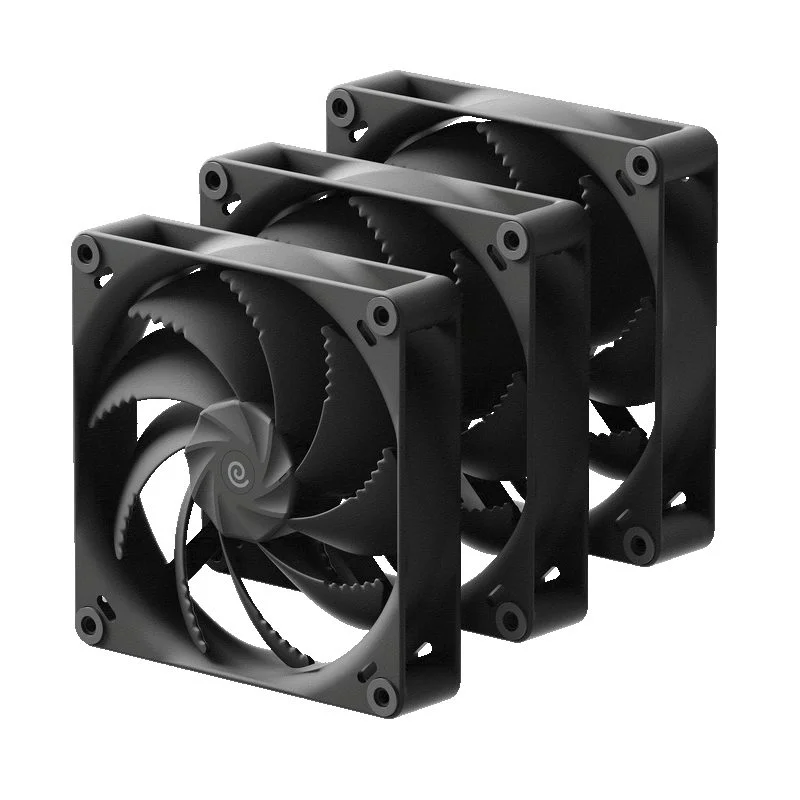 Φωτογραφία προϊόντος: Pro GamersWare HAVN H12 Triple Pack Black 120mm A-RGB Metal Core Case Fan