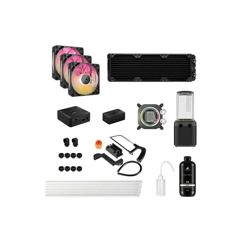 Φωτογραφία προϊόντος: CORSAIR HydroX XH505i iCUE LINK Custom Cooling Kit (Stealth Gray)