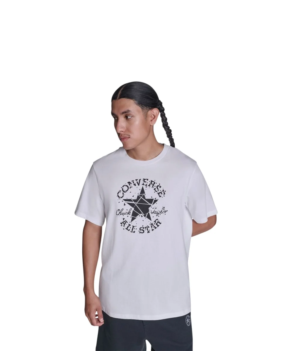 Φωτογραφία προϊόντος: Converse - Ανδρικό T‑shirt Broken Glass CVM6T087-100 Λευκό