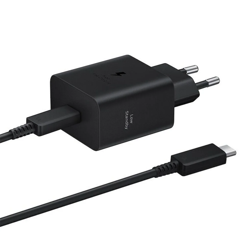 Φωτογραφία προϊόντος: Samsung Φορτιστής 45W με Θύρα USB-C και Καλώδιο USB-C Black (EP-T4511X)