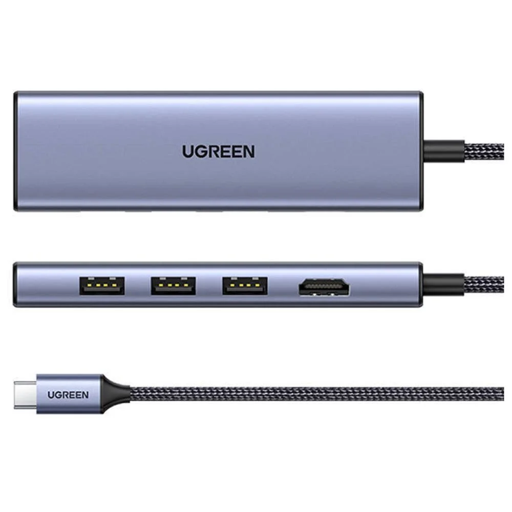 Φωτογραφία προϊόντος: Ugreen Adapter HUB CM511 USB-C to HDMI 3x USB-A 3.0 SD/TF (20956A) (UGR20956A)