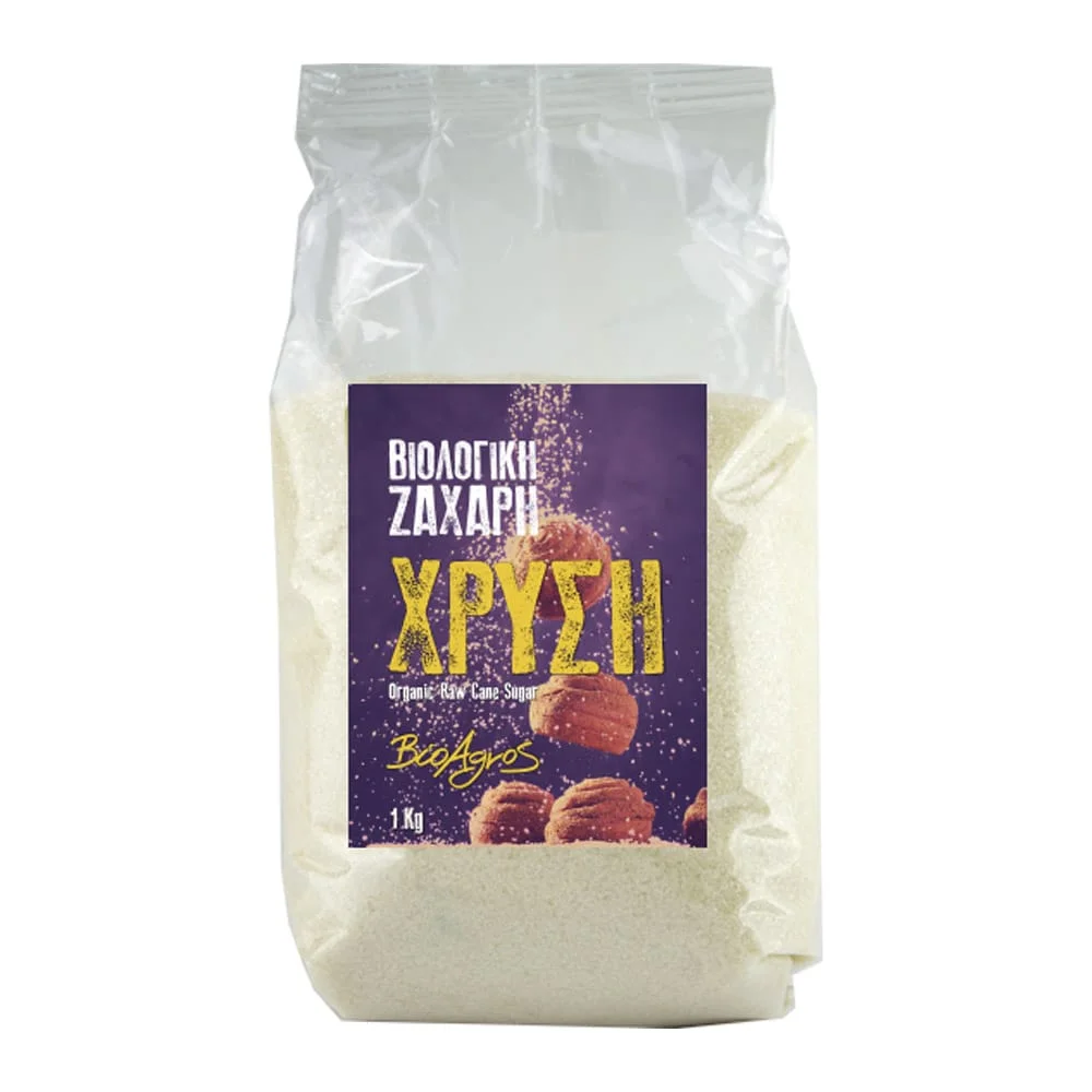 Φωτογραφία προϊόντος: Bioagros Ζάχαρη Χρυσή 1kg Βιοαγρός Bio - 121040002 Ελλάδα Βιολογικό προϊόν