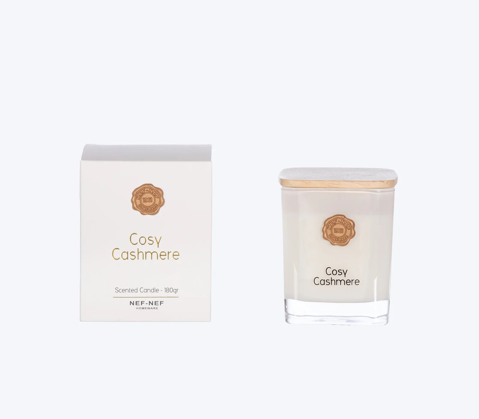 Φωτογραφία προϊόντος: Nef-Nef Homeware Αρωματικό Κερί Cosy Cashmere 180 gr WHITE