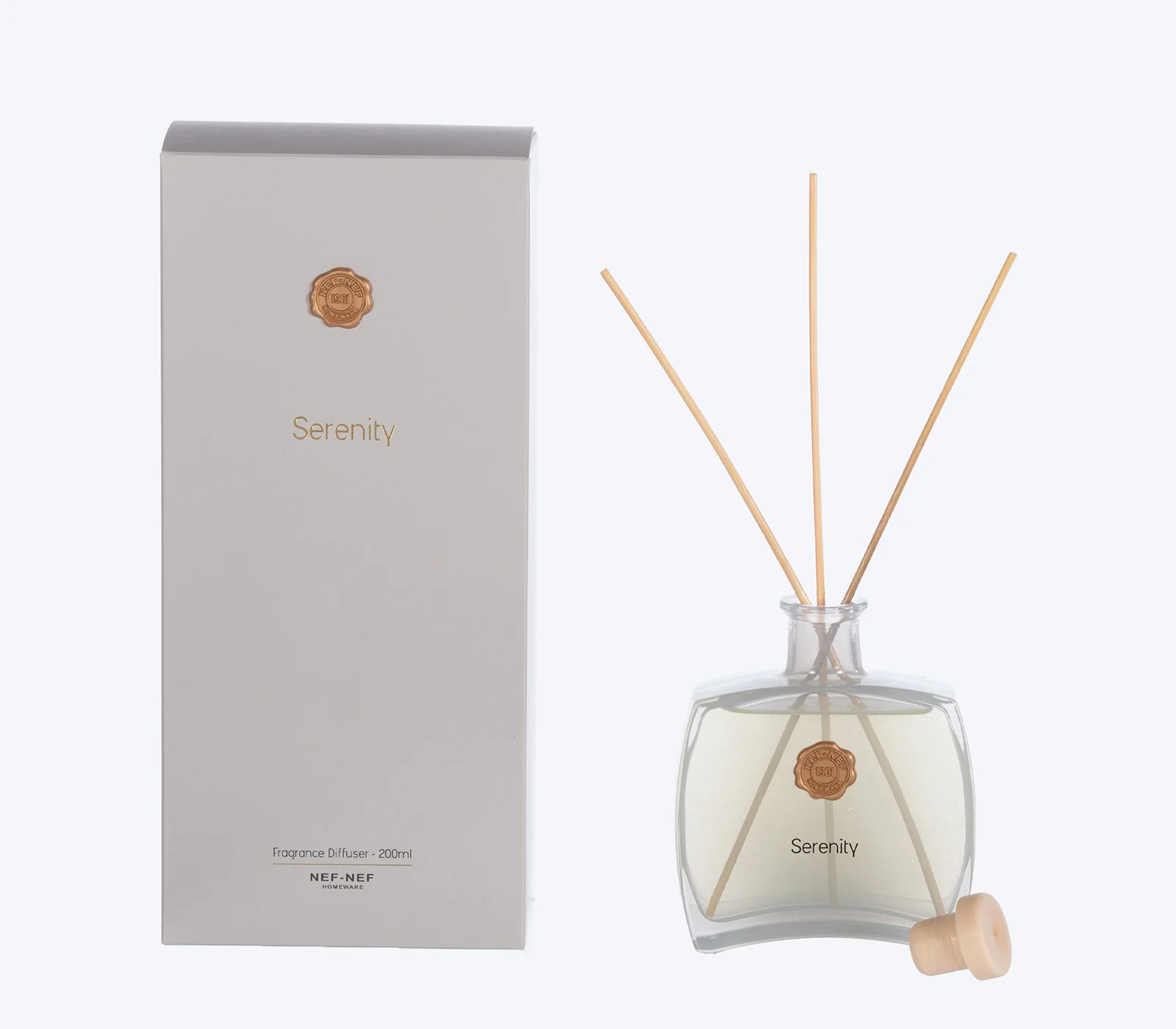 Φωτογραφία προϊόντος: Nef-Nef Homeware Αρωματικό Χώρου Στικς Serenity 200 ml GREY