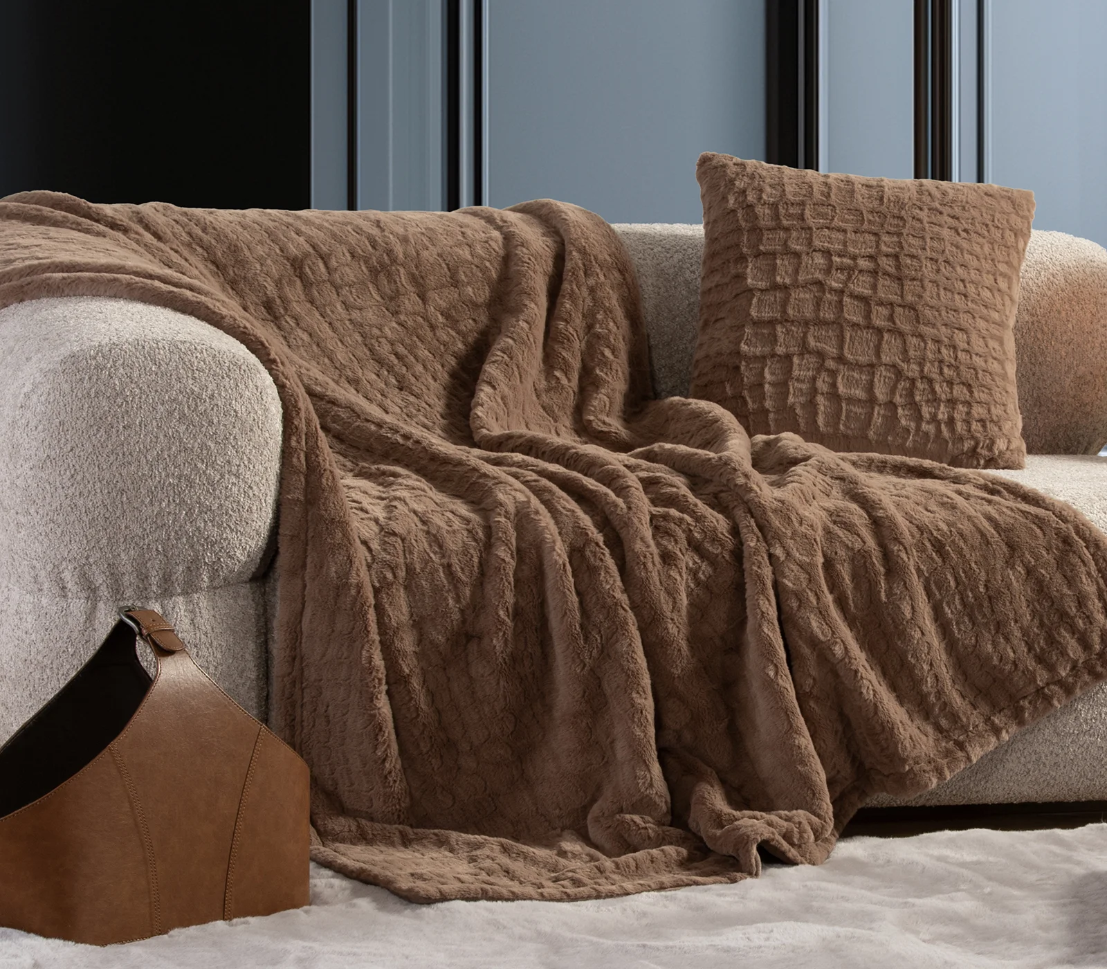 Φωτογραφία προϊόντος: Nef-Nef Homeware ΡΙΧΤΑΡΙ ΠΟΛ.MENTOR 130X180 MOCCA
