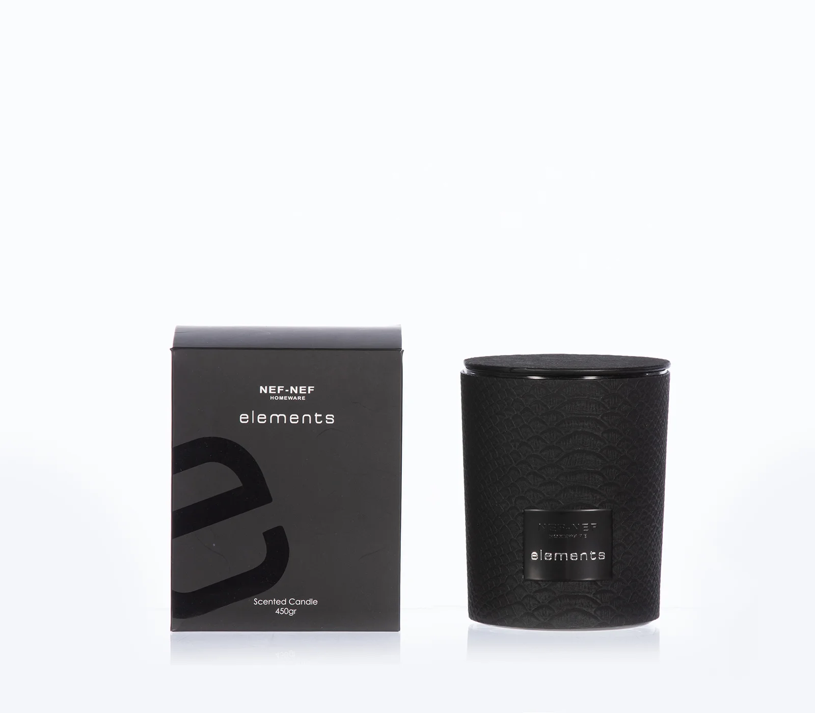 Φωτογραφία προϊόντος: Nef-Nef Homeware ΑΡΩΜΑΤΙΚΟ ΚΕΡΙ ELEMENTS 25 450gr BLACK