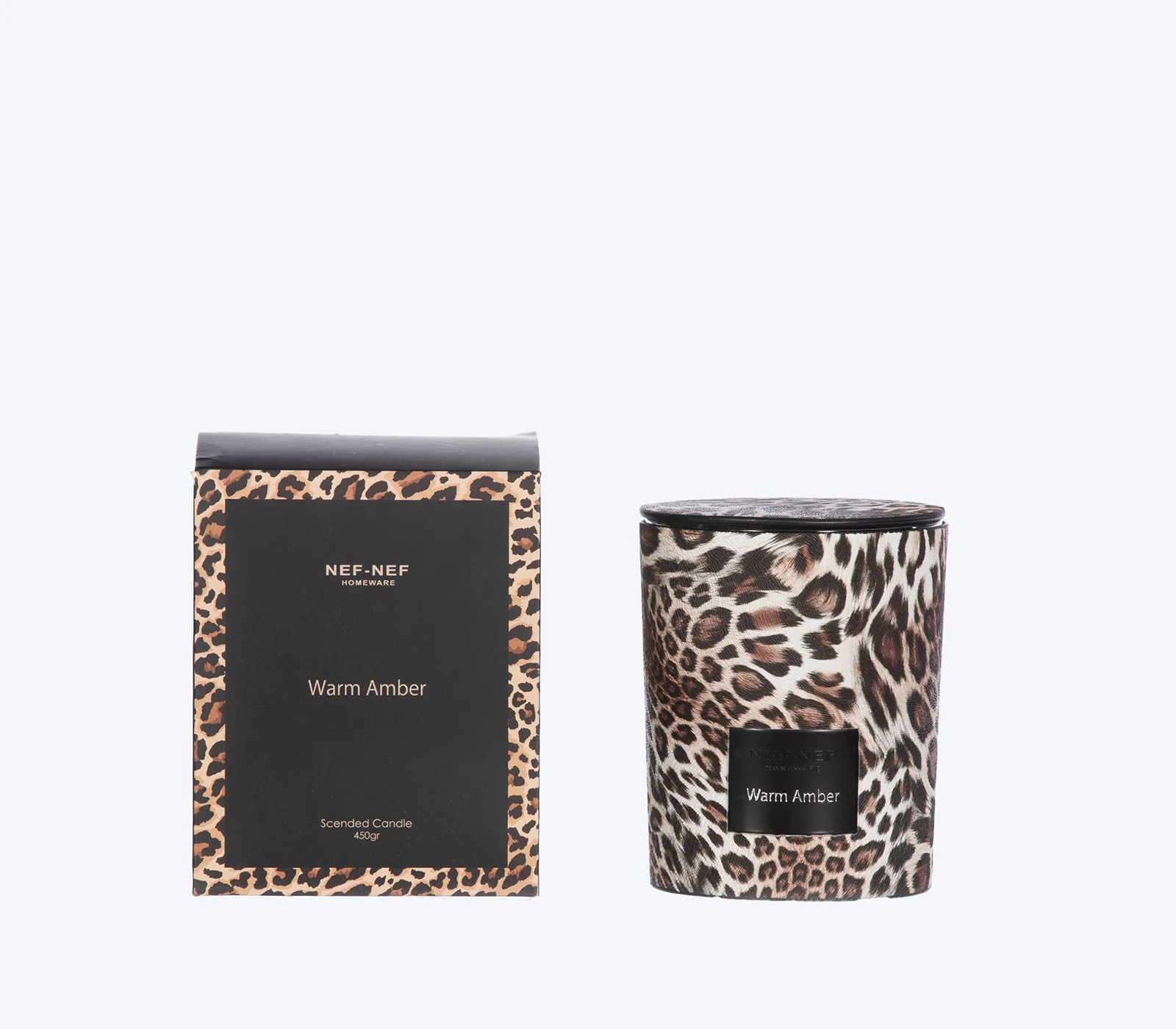 Φωτογραφία προϊόντος: Nef-Nef Homeware ΑΡΩΜΑΤΙΚΟ ΚΕΡΙ WARM AMBER 450gr BROWN