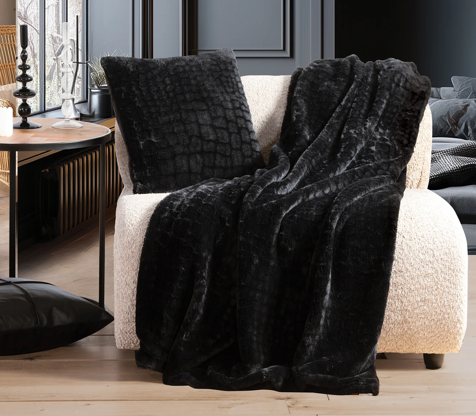 Φωτογραφία προϊόντος: Nef-Nef Homeware ΡΙΧΤΑΡΙ ΠΟΛ.MENTOR 130X180 BLACK