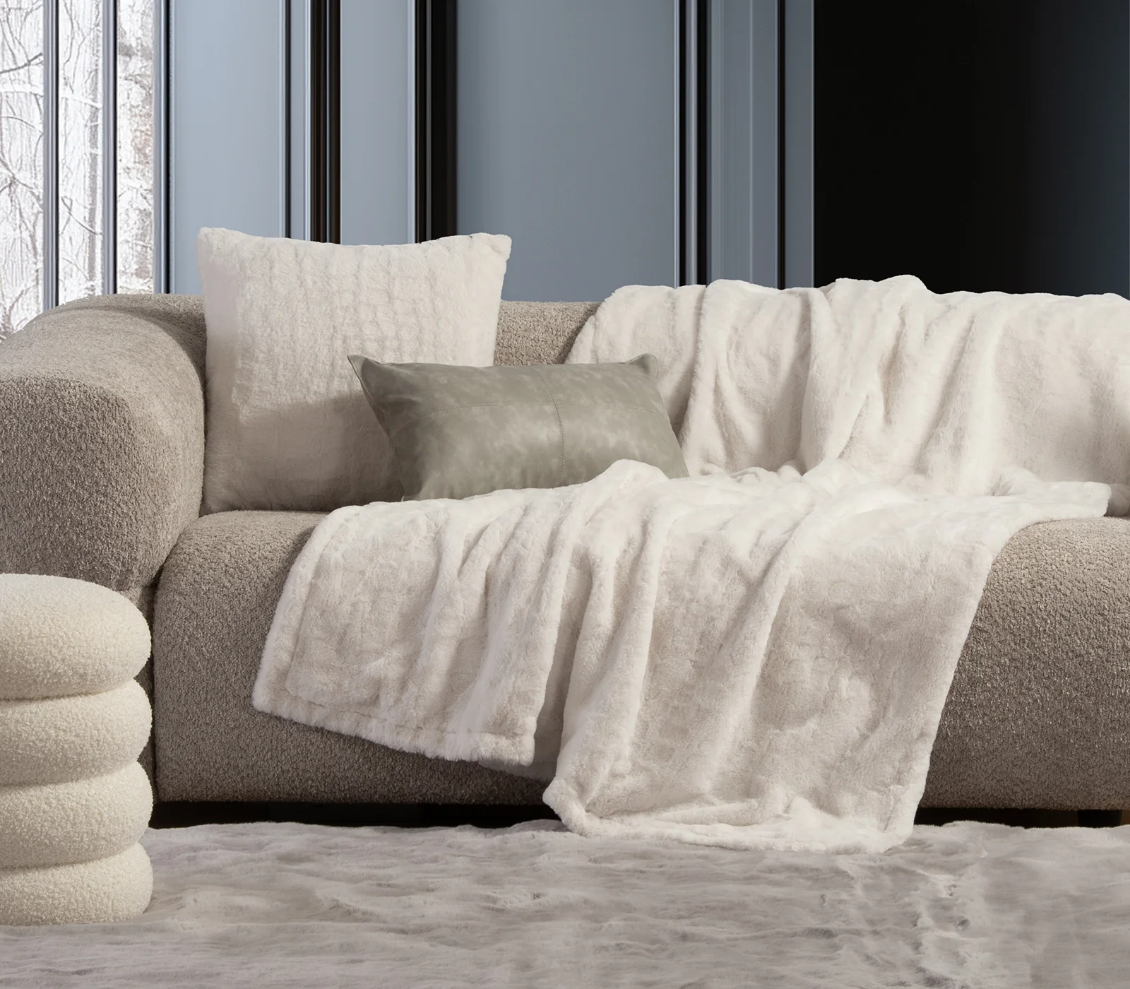 Φωτογραφία προϊόντος: Nef-Nef Homeware ΡΙΧΤΑΡΙ ΠΟΛ.MENTOR 130X180 ECRU