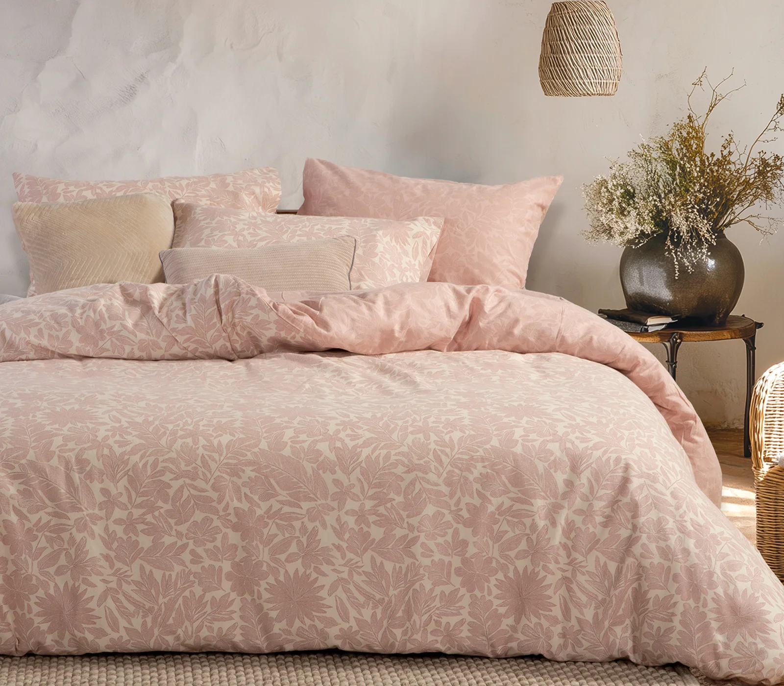 Φωτογραφία προϊόντος: Nef-Nef Homeware ΣΕΝΤΟΝΙΑ ΦΑΝΕΛΕΝΙΑ ISSUAL ΣΕΤ MONO PINK