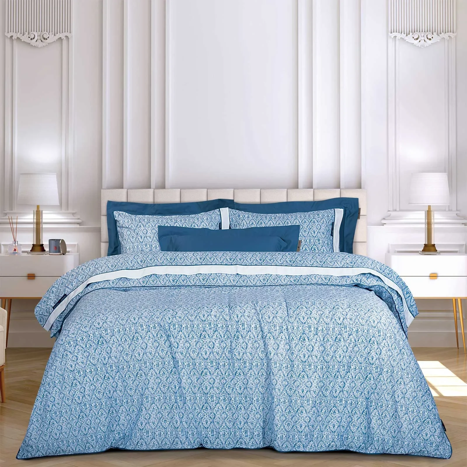 Φωτογραφία προϊόντος: Greenwich Polo Club Σετ Σεντονια King Essential 2268 Blue - White Blue - White