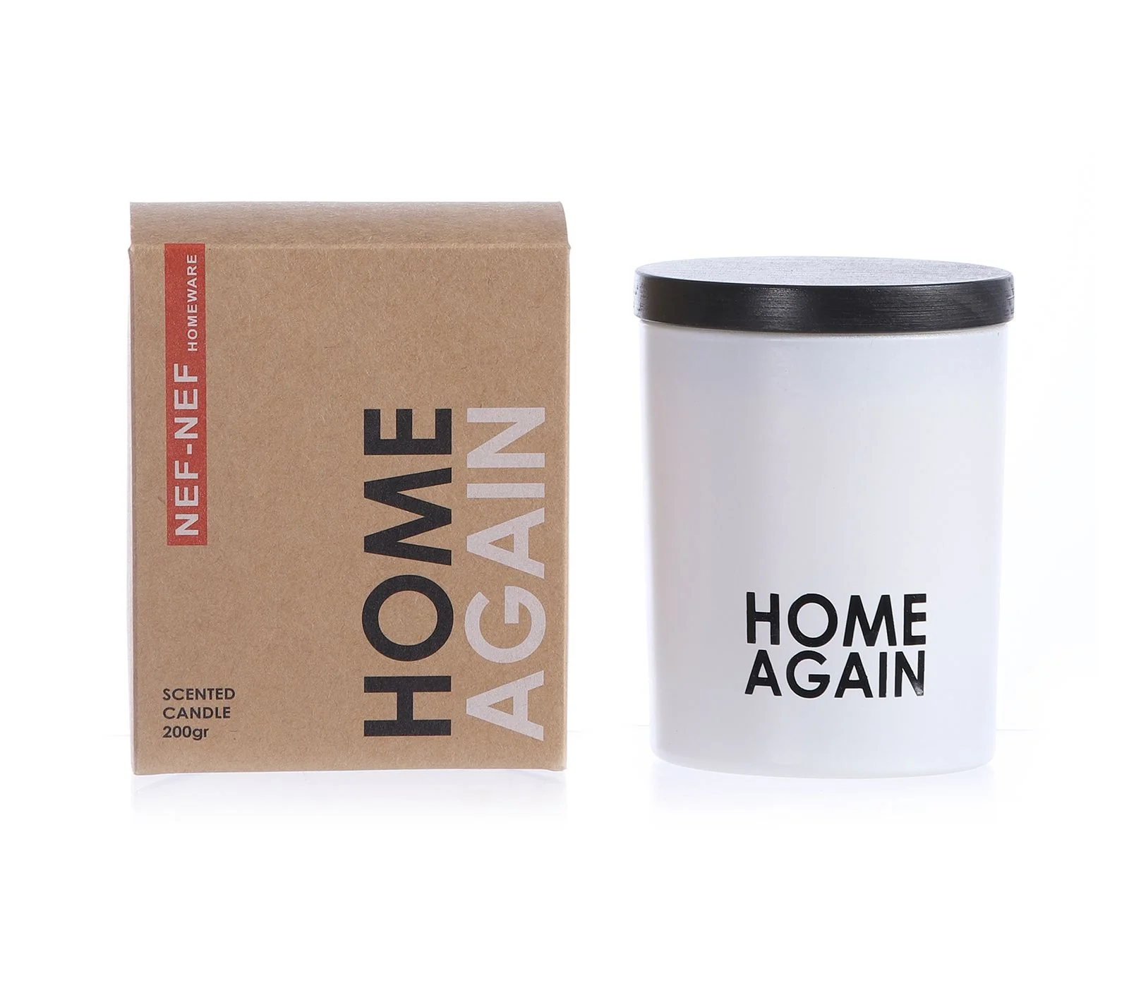 Φωτογραφία προϊόντος: Nef-Nef Homeware ΑΡΩΜΑΤΙΚΟ ΚΕΡΙ HOME AGAIN 200 gr WHITE