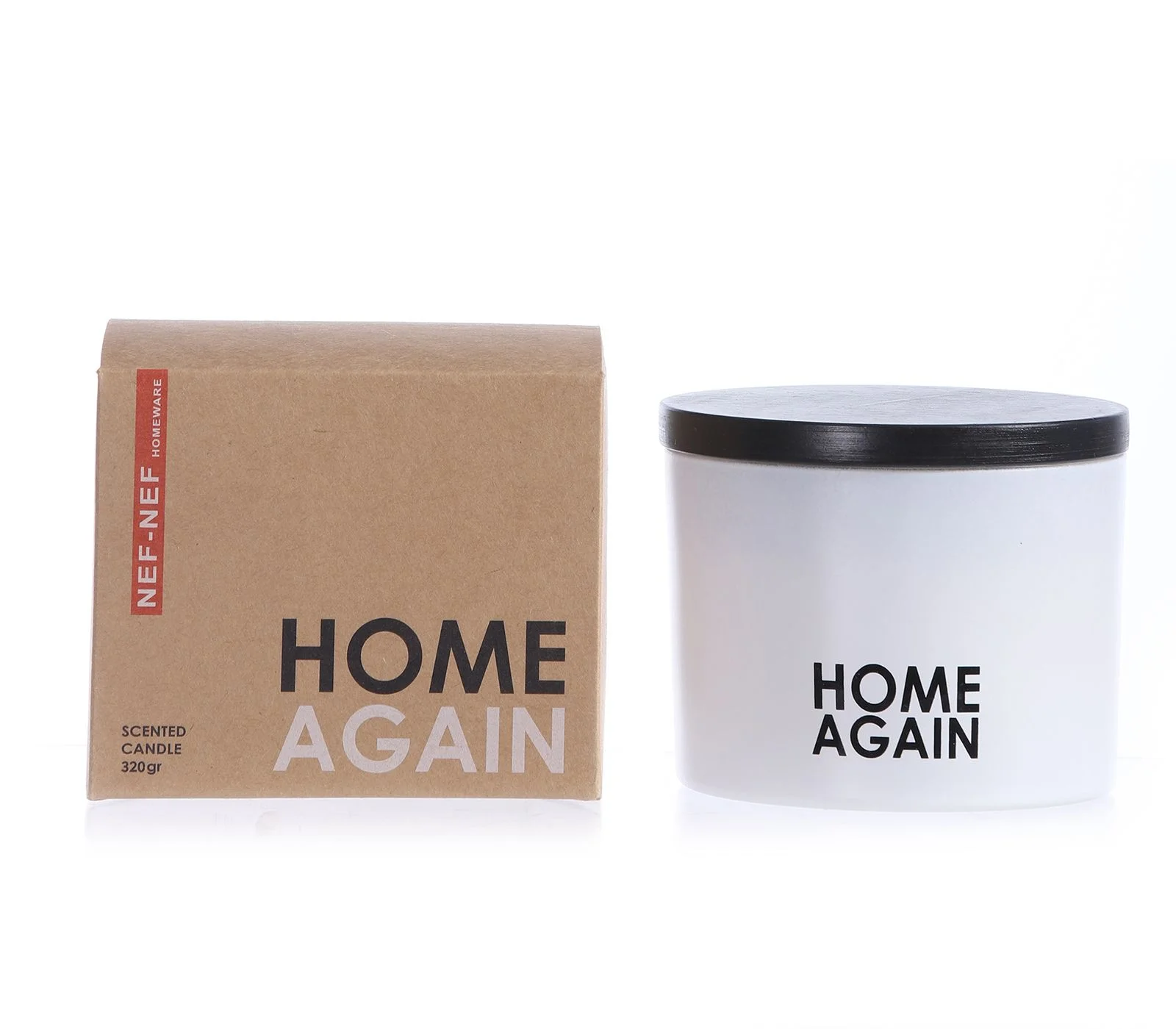 Φωτογραφία προϊόντος: Nef-Nef Homeware ΑΡΩΜΑΤΙΚΟ ΚΕΡΙ HOME AGAIN 320 gr WHITE