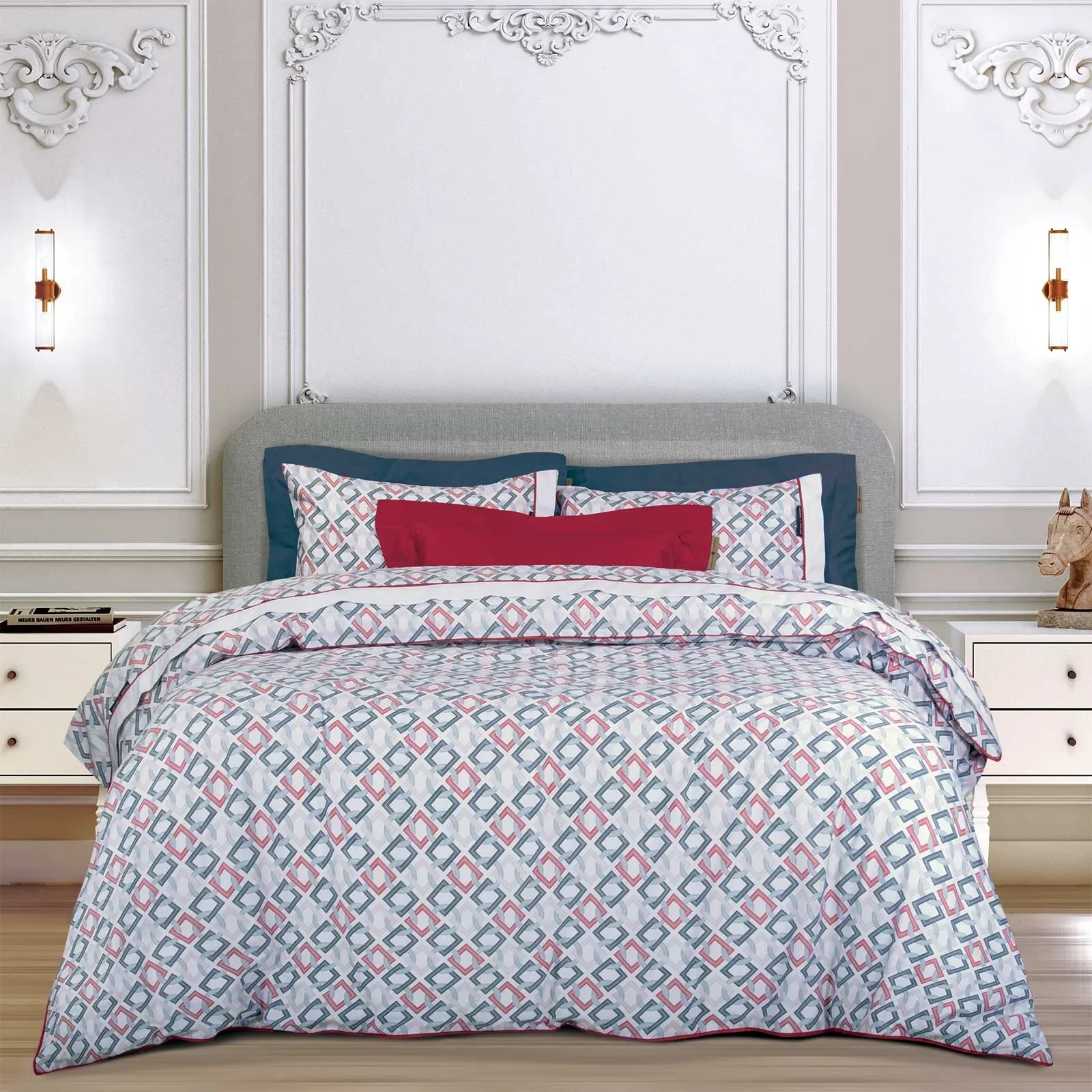 Φωτογραφία προϊόντος: Greenwich Polo Club Σετ Σεντονια King Essential 2269 Blue - Red Blue - Red