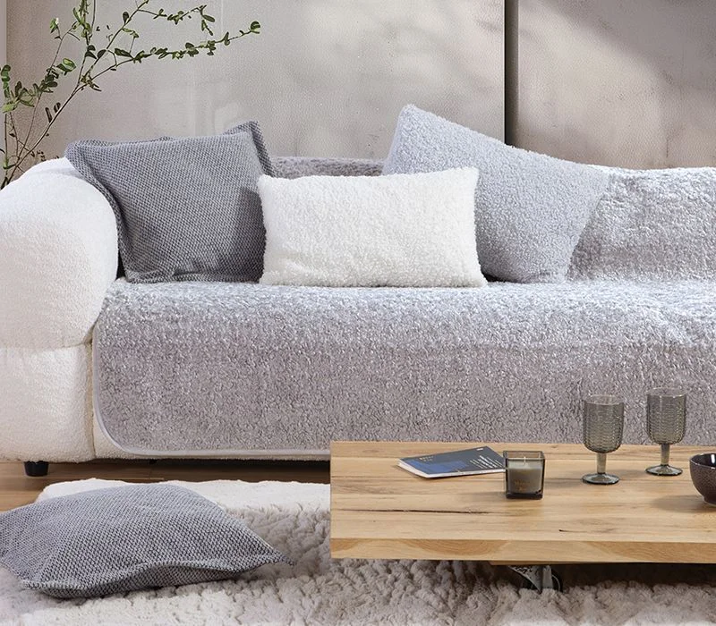 Φωτογραφία προϊόντος: Nef-Nef Homeware Ριχτάρι Vanjel Διθέσιο 150x250 SILVER Πολυεστέρας