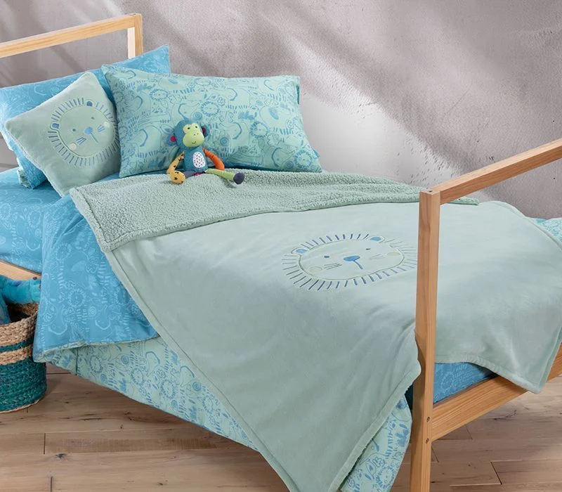 Φωτογραφία προϊόντος: Nef-Nef Homeware ΡΙΧΤΑΡΙ ΠΟΛ.JUNGLE COMBO 130X180 SMOKE GREEN