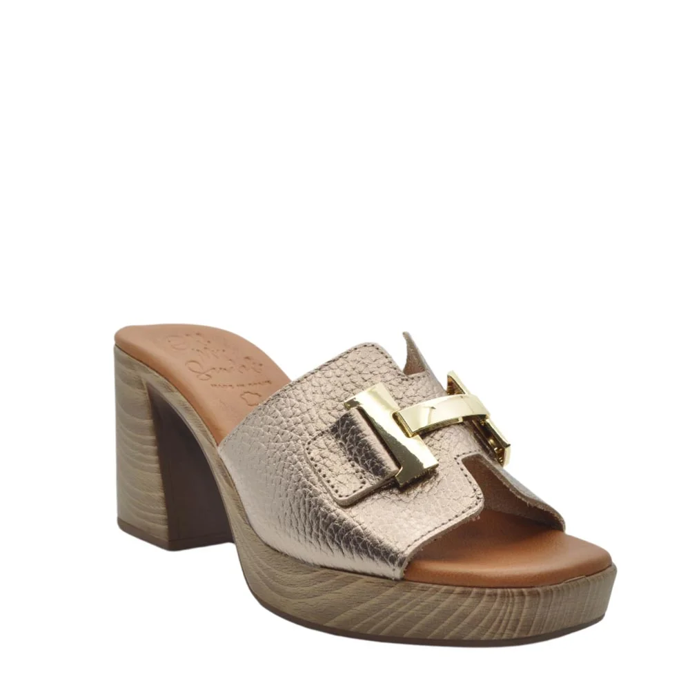 Φωτογραφία προϊόντος: Oh! my Sandals Γυναικεία δερμάτινα Πέδιλα Oh My Sandals 5635 Tigre Doya Cava
