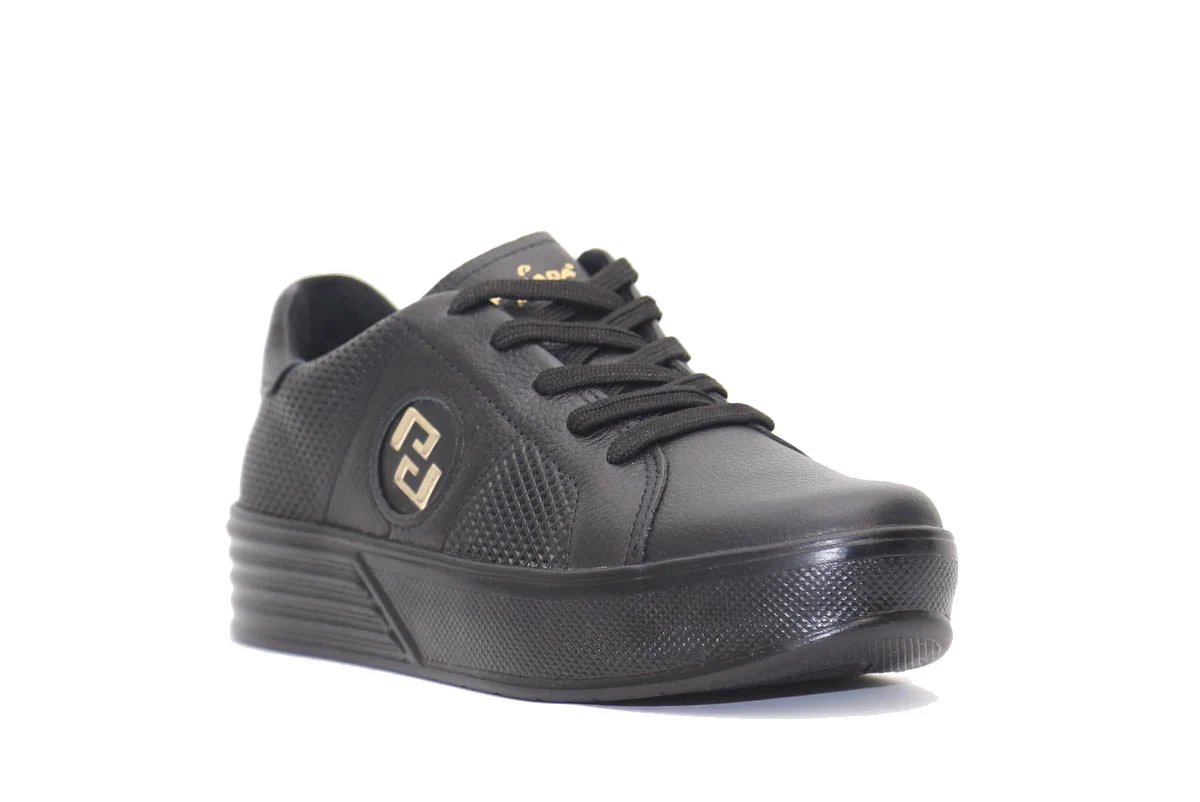 Φωτογραφία προϊόντος: Pegada Γυναικεία Sneakers Ανατομικά 212462-07 Μαύρα Δερμάτινα με επένδυση