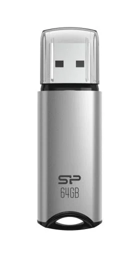 Φωτογραφία προϊόντος: SILICON POWER USB Flash Drive Marvel M02, 64GB, USB 3.2, γκρι