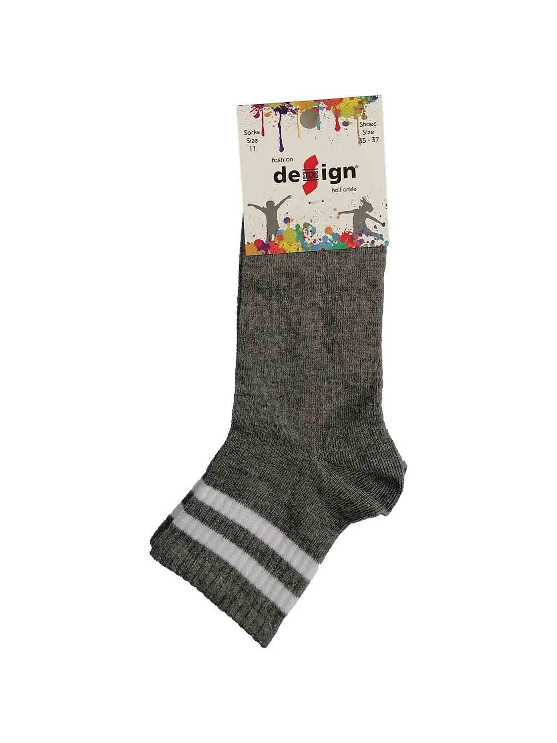 Φωτογραφία προϊόντος: Design Socks ΠΑΙΔΙΚΗ ΚΑΛΤΣΑ ΗΜΙΚΟΝΤΗ ΑΓΟΡΙΩΝ ΚΑΙ ΚΟΡΙΤΣΙΩΝ DESIGN 5111-4 - ΓΚΡΙ