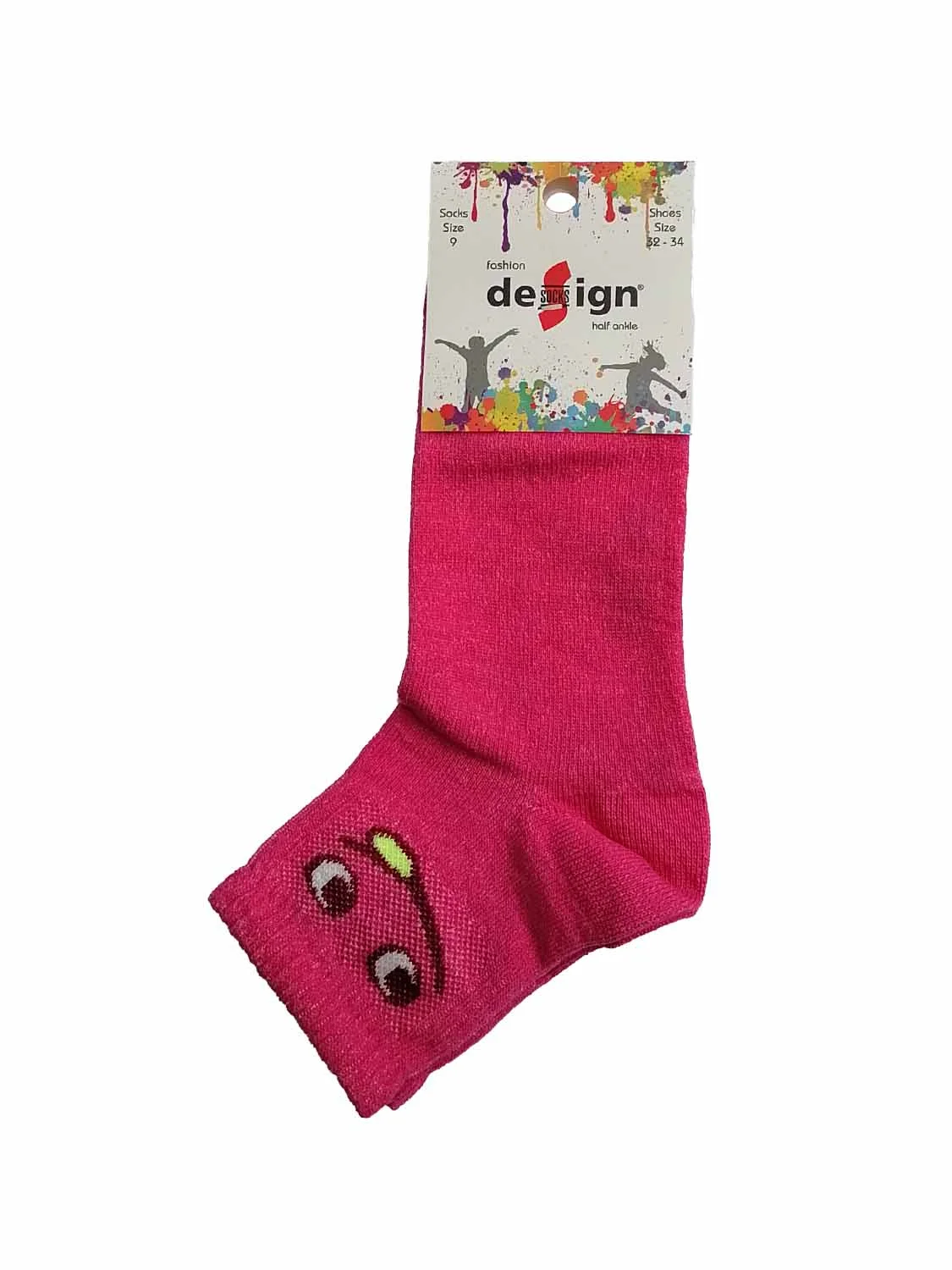 Φωτογραφία προϊόντος: Design Socks ΠΑΙΔΙΚΗ ΚΑΛΤΣΑ ΗΜΙΚΟΝΤΗ ΓΙΑ ΚΟΡΙΤΣΙ DESIGN 5111-1 - ΚΟΡΑΛΙ