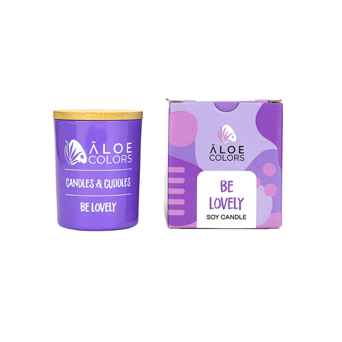 Φωτογραφία προϊόντος: Aloe Colors,Aloe Colors Home Aloe Colors Be Lovely Αρωματικό Κερί Σόγιας 150g