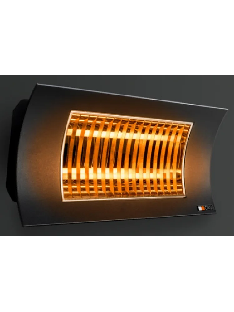 Φωτογραφία προϊόντος: Radialight Oasi Μαύρο 2000W Θερμαντικό σώμα Επαγγελματικό ακτινοβολίας Άλογόνου