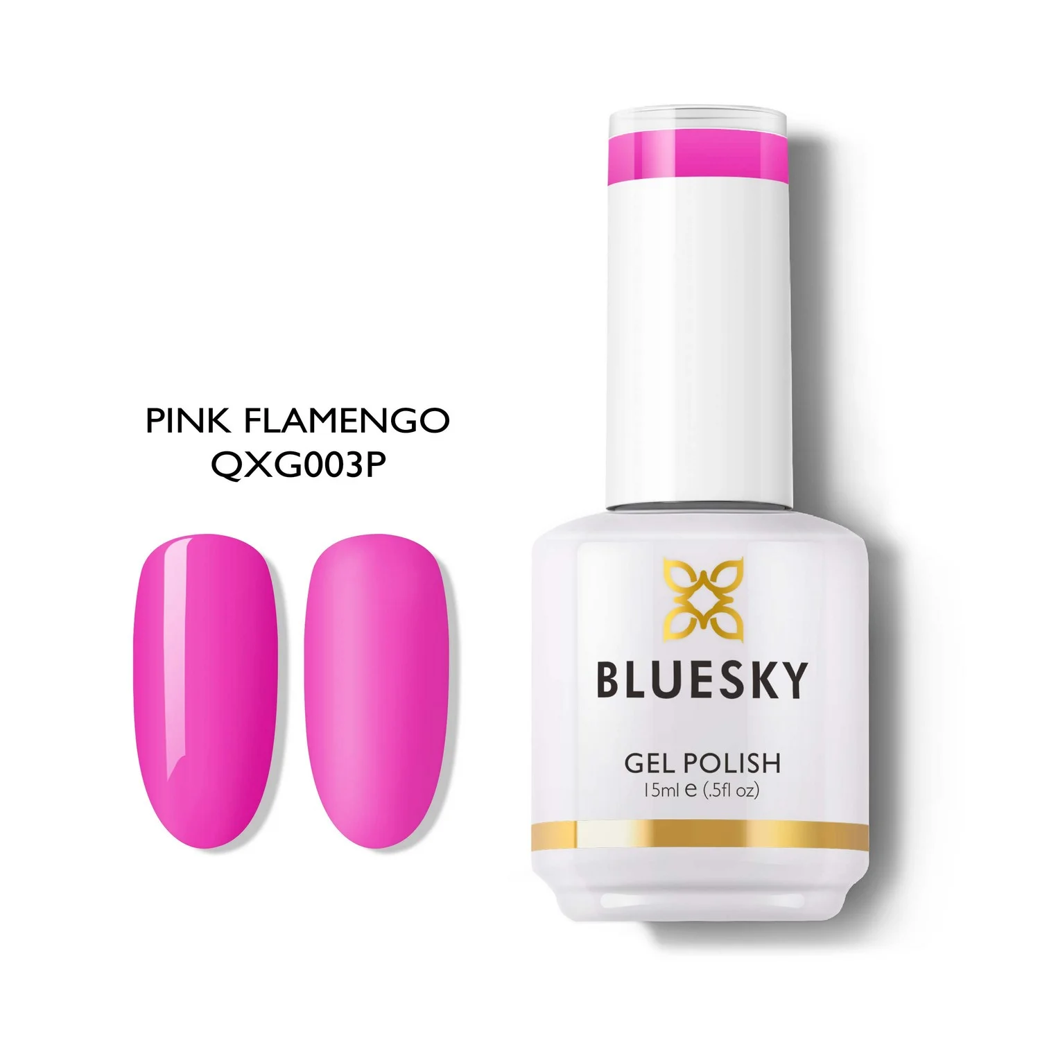 Φωτογραφία προϊόντος: Bluesky Hμιμόνιμο Bερνίκι PINK FLAMINGO QXG003 15ml