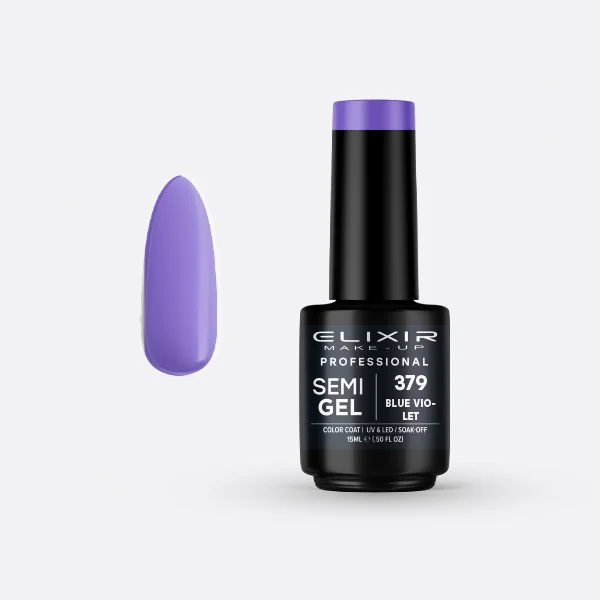 Φωτογραφία προϊόντος: Elixir Ημιμόνιμο βερνίκι 15ml 379 (Blue Violet)