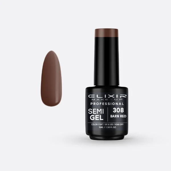 Φωτογραφία προϊόντος: Elixir Ημιμόνιμο βερνίκι 15ml 308 (Barn Red)