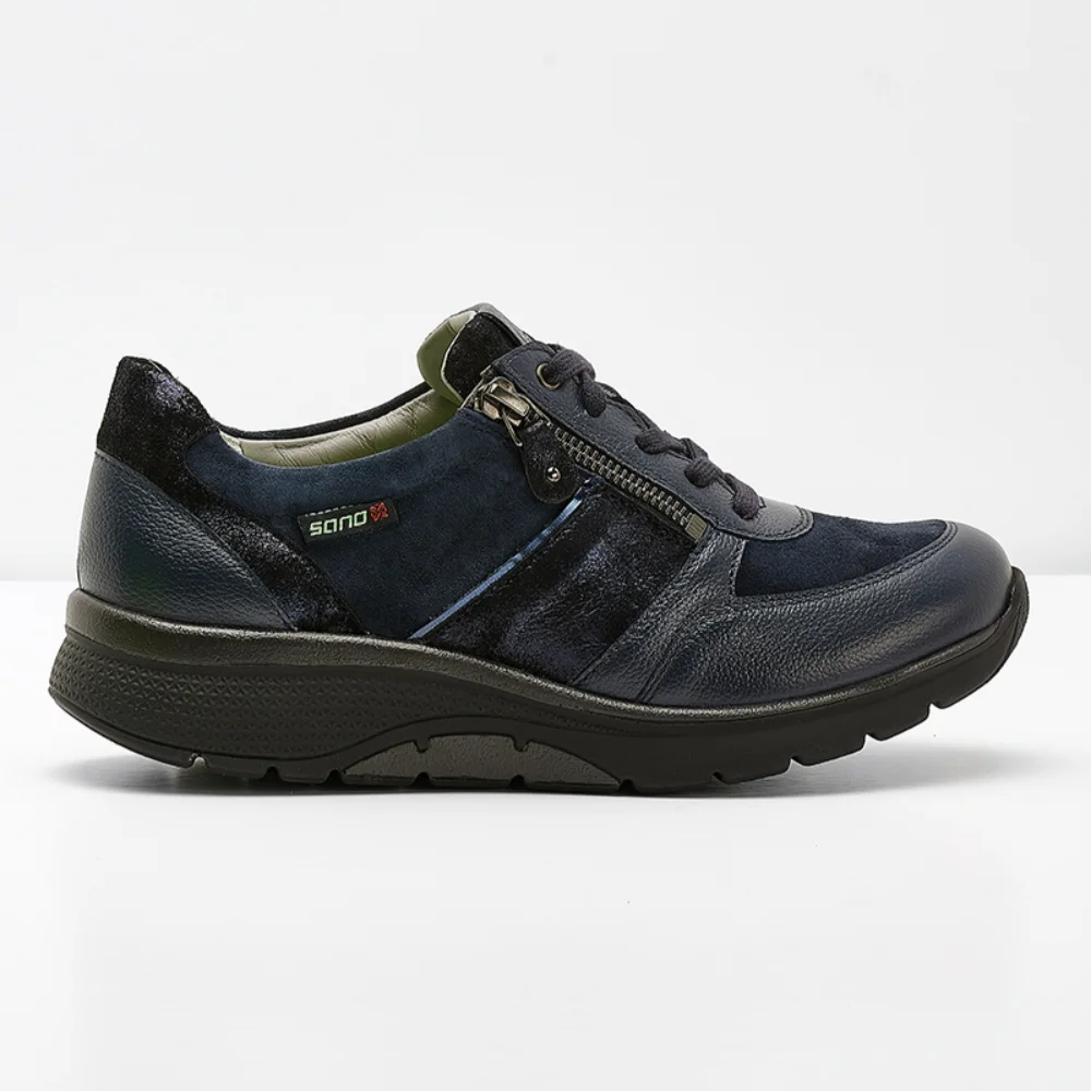 Φωτογραφία προϊόντος: MEPHISTO SANO Mephisto/Sano Sneakers Γυναικείο δέρμα/δέρμα Nubuck Μπλέ SAN/IZAE NAVY