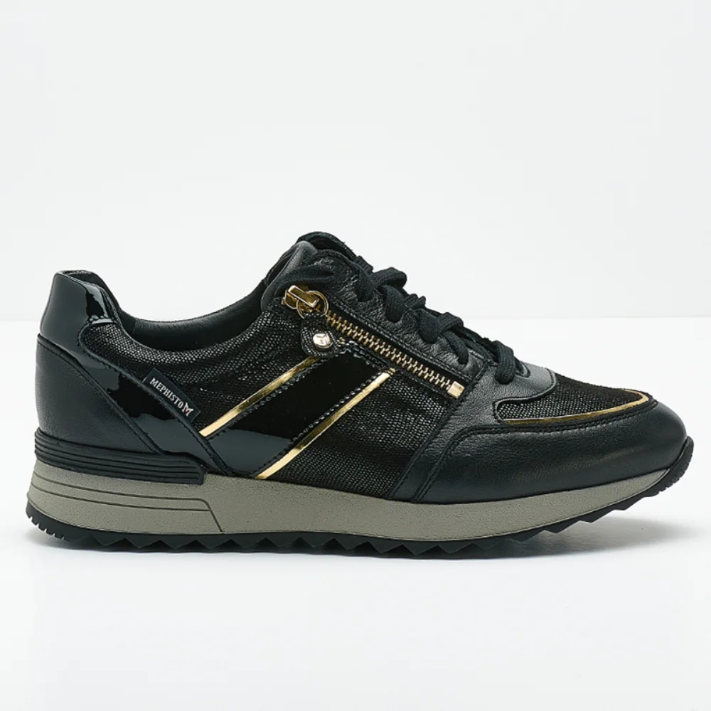 Φωτογραφία προϊόντος: Mephisto Sneakers Γυναικείο δέρμα Μαύρο MEP/TOSCANA BLACK