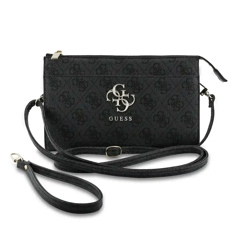 Φωτογραφία προϊόντος: Guess Τσαντάκι Φάκελος PU 4G Metal Logo για Κινητό Handbag Black